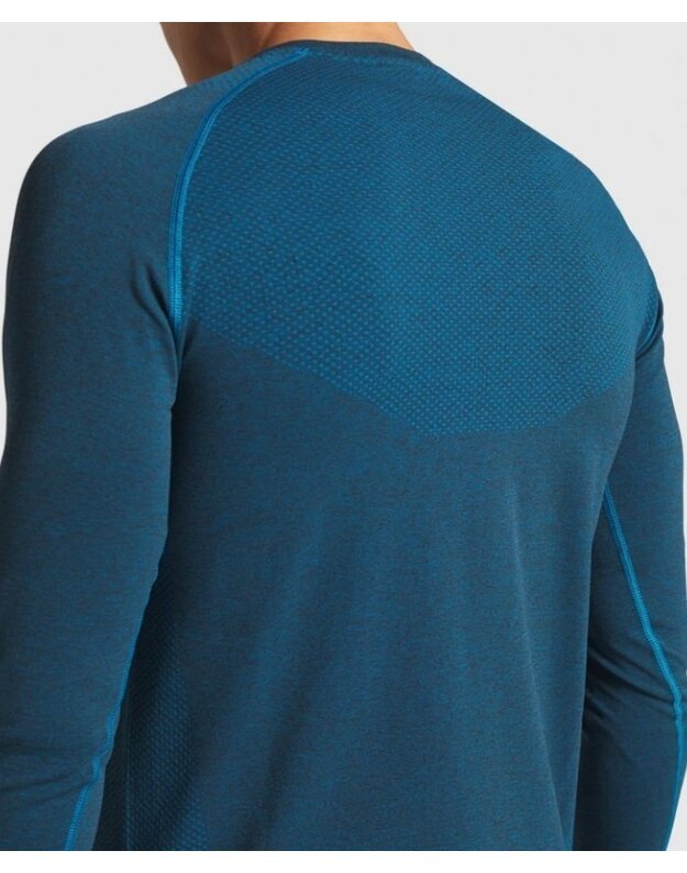 GYMSHARK Vital Seamless mėlynai žalios spalvos sportiniai marškinėliai