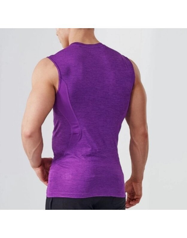 GYMSHARK Apex violetinės spalvos vyriški marškinėliai