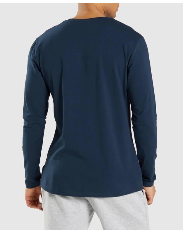 GYMSHARK Ark Long Sleeve mėlynos spalvos marškinėliai