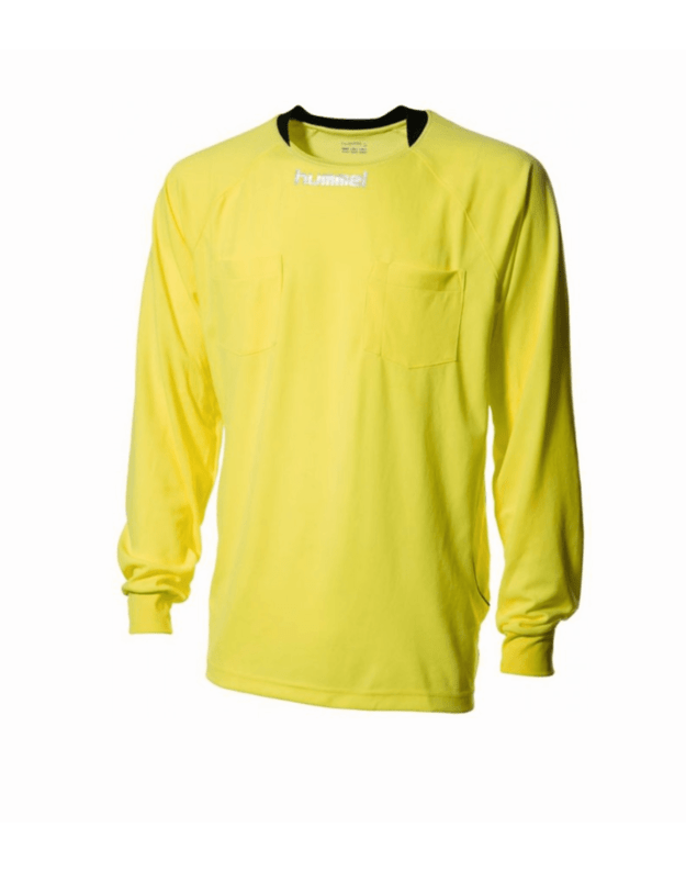 Hummel Referee geltonos spalvos sportiniai marškinėliai