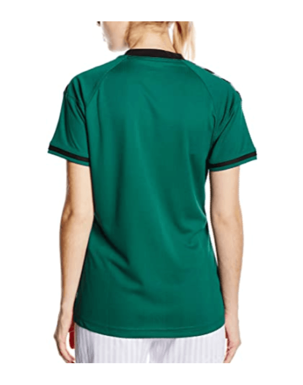 Hummel Authentic žalios spalvos sportiniai marškinėliai