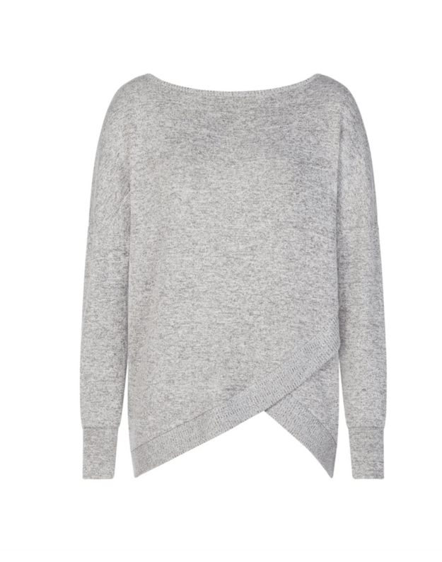 Triumph Thermal Sweater šviesiai pilkos spalvos palaidinė